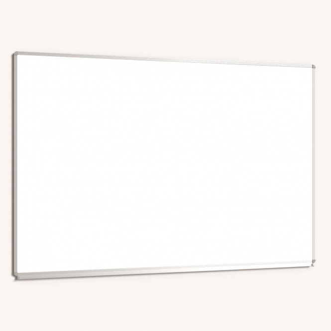 Whiteboard, 180x120 cm, mit durchgehender Ablage, Stahlemaille weiß, 